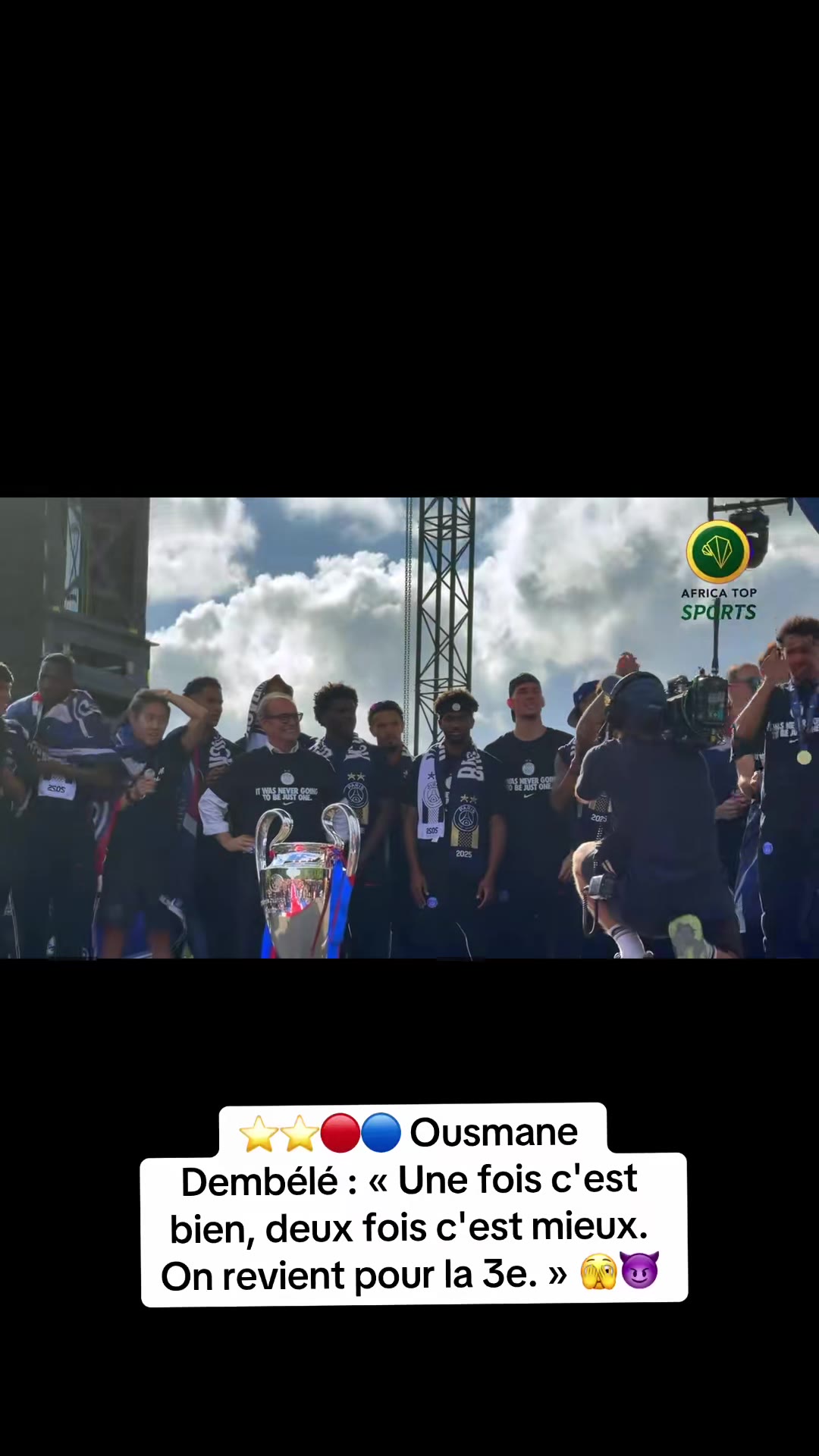 🚨 Ousmane Dembélé a déjà lancé la saison prochaine 🫣😂 ⭐️⭐️ « Merci à ...