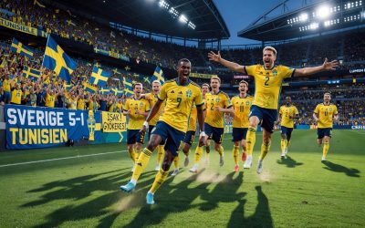 CDM 2026 : la Suède surclasse la Tunisie 5-1, Isak et Gyökeres en feu