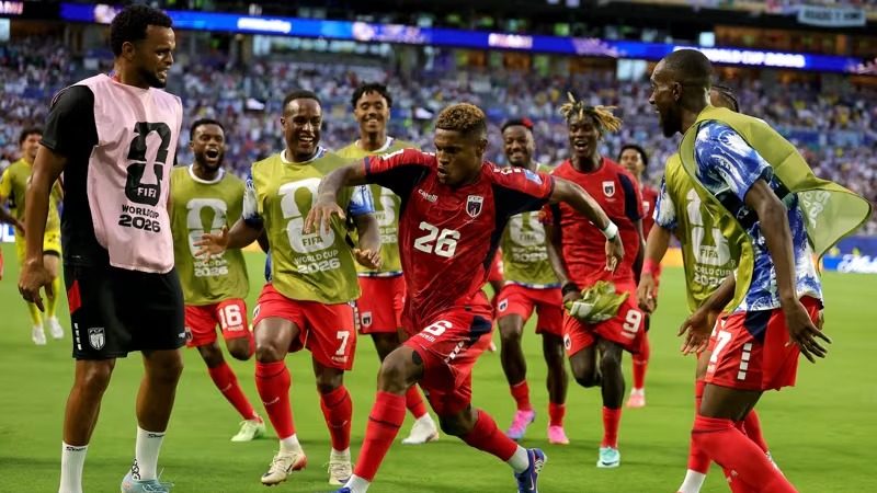 Helio Varela savoure son but en coupe du monde avec le Cap Vert