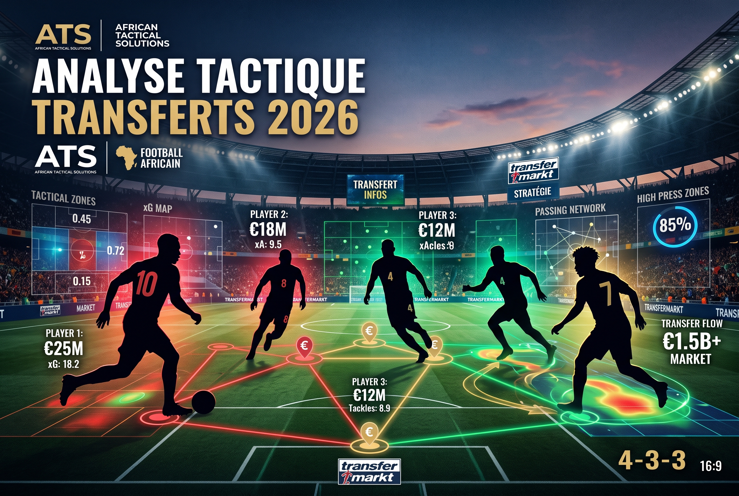 Marché des transferts africains 2026 - Analyse tactique data-driven