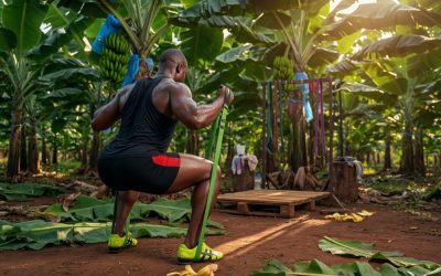 💪 African Home Gym — Leg Day en pleine bananeraie