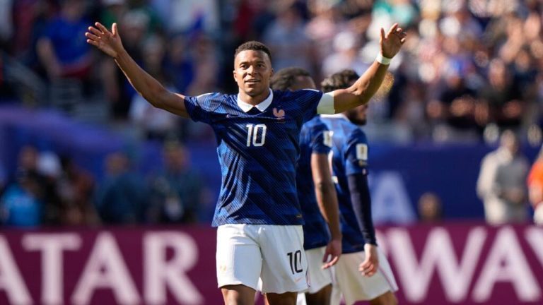 Coupe du monde 2026 : La France mène contre l&rsquo;Irak à la pause avec un but de Mbappé