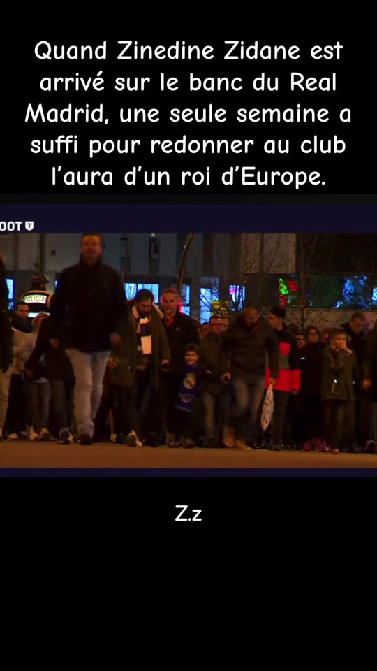 Zidane sur le banc du Real : une legende qui inspire 🏆