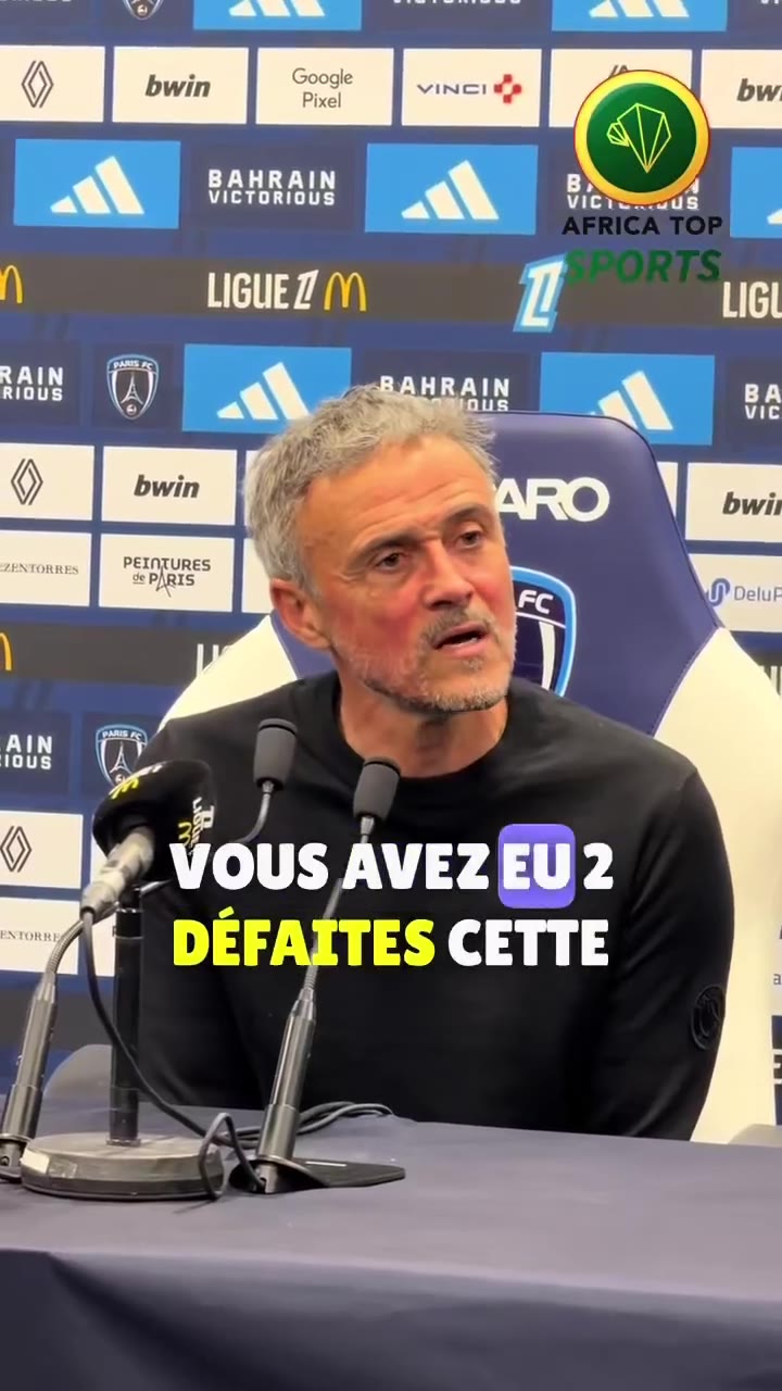 🎙️ Très agacé après la défaite du Paris Saint-Germain contre le Paris...