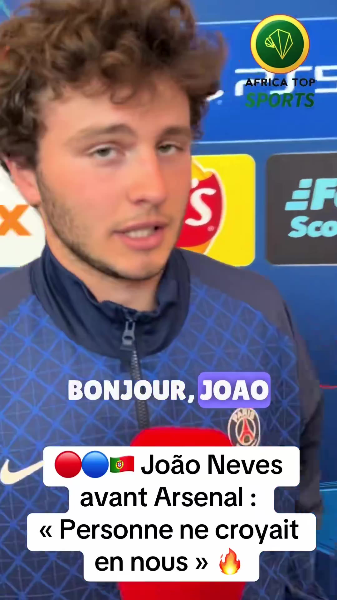 🎙️ João Neves s’est confié lors du media day du Paris Saint-Germain a...