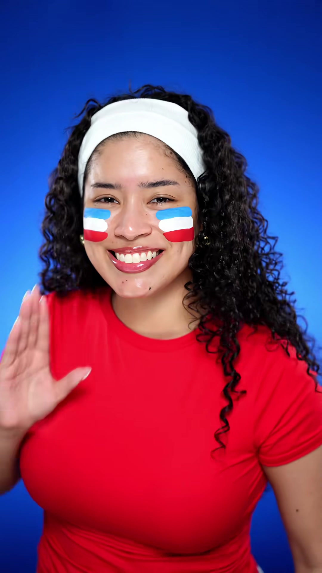 Make-up France World Cup — Look tricolore