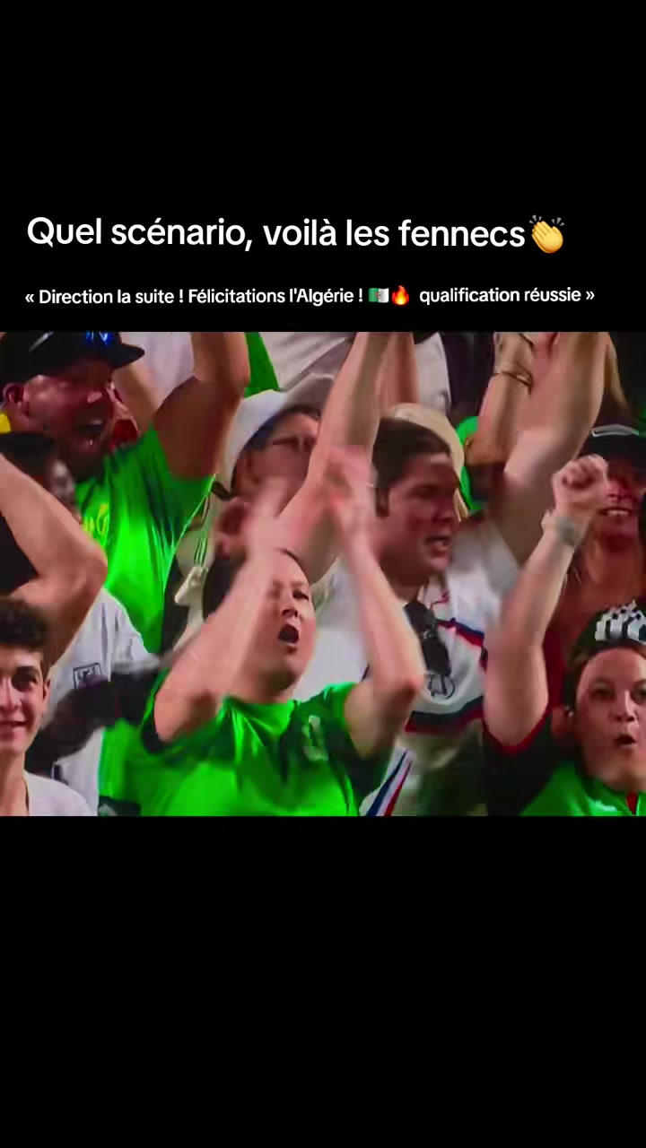 Félicitations lAlgérie — direction la suite !