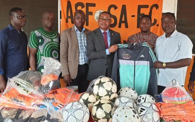 D2 Togo : ASFOSA reçoit un important lot de matériels sportifs avant le coup d&rsquo;envoi