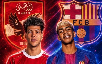 Football : Al Ahly d&rsquo;Égypte va défier le FC Barcelone au Camp Nou