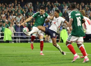 Coupe du monde 2026 : l’Angleterre prend l’ascendant sur le Mexique à la paus