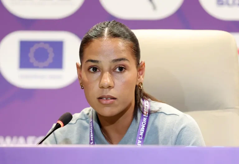 Ghizlane Chebbak avant Maroc - Kenya CAN Féminine 2026