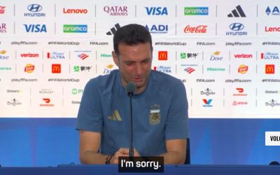Coupe du monde 2026 : Scaloni en larmes, quitte la conférence de presse