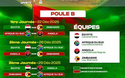 Composé de l&rsquo;Égypte, l&rsquo;Afrique du Sud, l&rsquo;Angola et le Zimbabwe, le groupe B de cette Coupe d’Afrique des Nations prom…