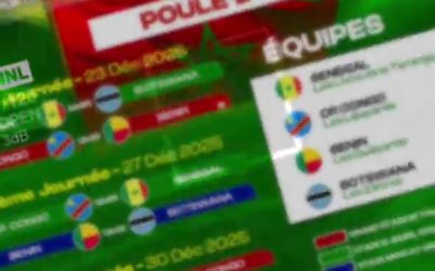 *Groupe D*   Les Guépards du Bénin 🇧🇯, les Léopards de la RDC 🇨🇩, les Lions de la Teranga du Sénégal 🇸🇳 et les Zèbres…