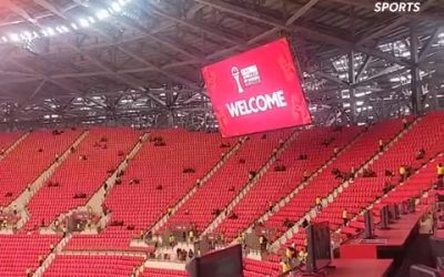 Le calme avant la tempête ! Le Stade Prince Moulay Abdellah de Rabat à 2 heures du choc Maroc vs Mali #CAN2025 #viral…