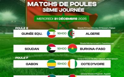 Au programme, des affiches très attendues : Soudan – Algérie, Mozambique – Cameroun, sans oublier les retrouvailles e…