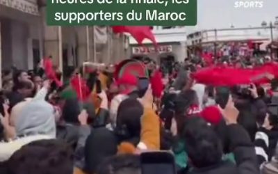 Ambiance exceptionnelle à Rabat ! A quelques heures de la finale, les supporters du Maroc🇲🇦💥 #TotalEnergiesAFCON2025 …