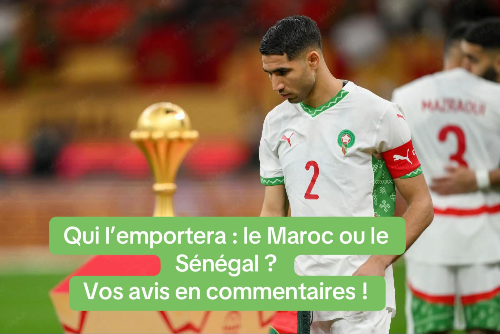 Qui l’emportera : le Maroc ou le Sénégal ? Vos avis en commentaires ! #finale #TotalEnergiesAFCON2025 #fyp #Maroc #se...