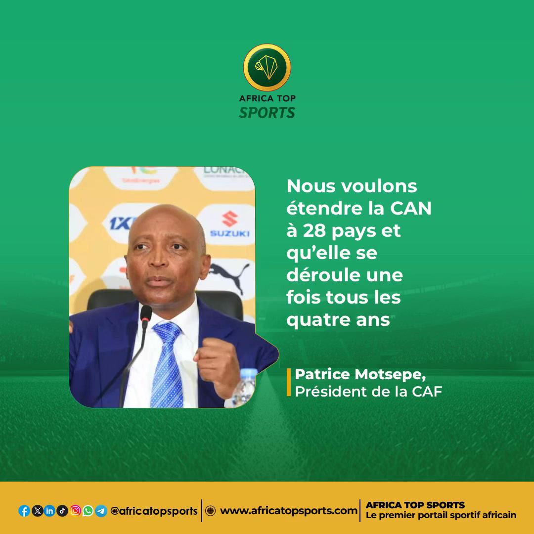 La CAN bientôt à 28 équipes : bonne ou mauvaise idée ? #africatopsports #CAF #Motsepe #CAN2027 #fyp