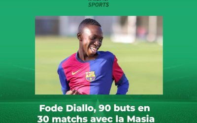 Du cote de la Masia au centre de formation du FC Barcelone, une pépite monstrueuse est en train de se former, le jeun…