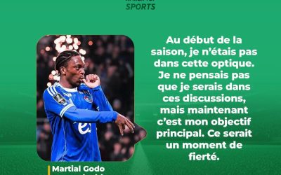 Véritable révélation de la saison avec Strasbourg, le jeune attaquant ivoirien Martial Godo souhaite disputer la Coup…