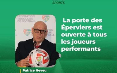 Présenté officiellement ce lundi, le technicien français Patrice Neveu souhaite instaurer une sélection basée sur la …