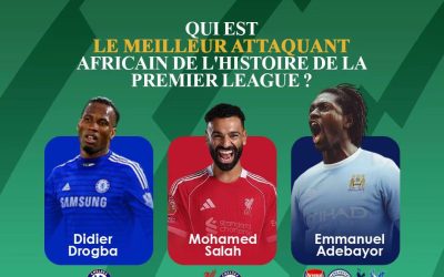 Ils ont marqué l&rsquo;histoire du championnat anglais, chacun à sa manière.  Selon vous, qui est le meilleur attaquant afr…
