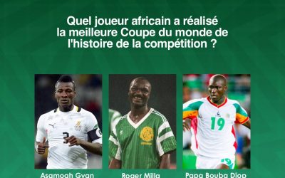 Qui des 3 a fait la meilleure campagne en Coupe du monde pour un joueur africain ? À vos claviers ! #FOOTBALL #AFRICA…