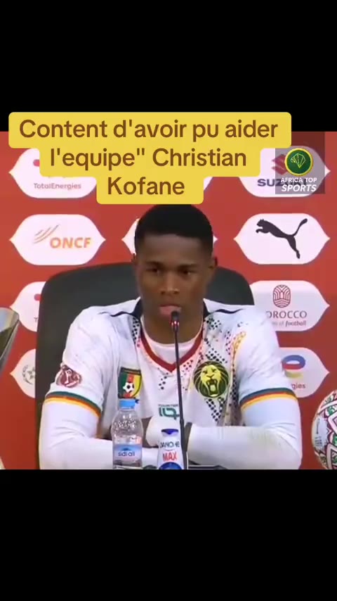 🎙"Content d'avoir pu aider l'equipe" Christian Kofane 🇨🇲, homme du match #Mozambique- #Cameroun #africatopsports #Foo...