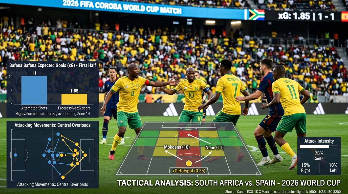 Bafana Bafana en action lors de la Coupe du Monde 2026 - Organisation défensive compacte