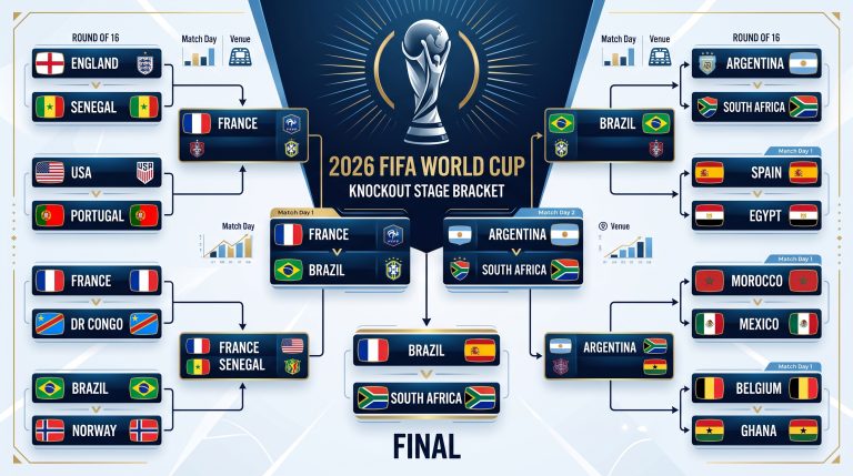 Coupe du Monde 2026 – Tableau des phases finales