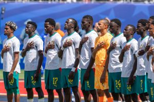 L équipe du Sénégal face à la France au NY/NJ Stadium, Coupe du Monde 2026