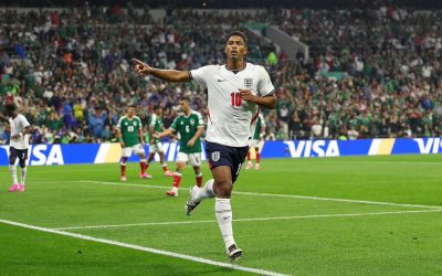 Coupe du monde 2026 :  Bellingham s’offre un doublé éclair; l’Angleterre mène face au Mexique