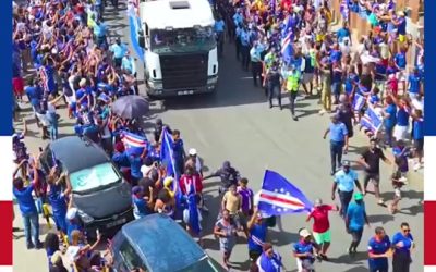 L'accueil de rêve réservé au Cap-Vert après le Mondial \ud83c\udde8\ud83c\uddfb\ud83d\udc99