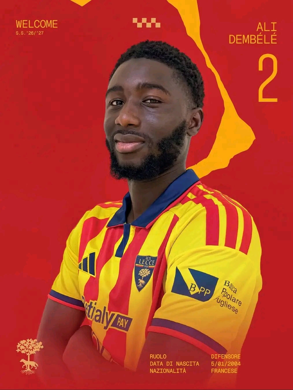 Transfer Market: Ali Dembélé loaned to US Lecce