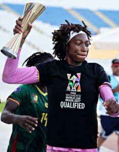 Bihina  Michaely, la gardienne du Cameroun  va-t-elle faire tomber le Maroc ?