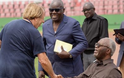 Congo : le ministre des Sports visite les hommes de Claude Le Roy