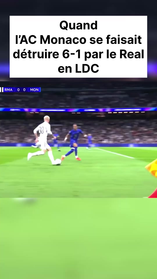 Résumé Monaco vs Real Madrid LDC🔥