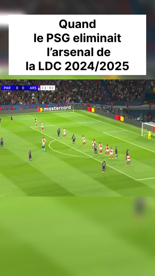 Résumé PSG vs Arsenal 1/2 finale LDC 2024/2025 🔥