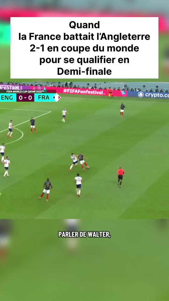 Résumé France vs Angleterre 1/4 de finale CDM 🔥