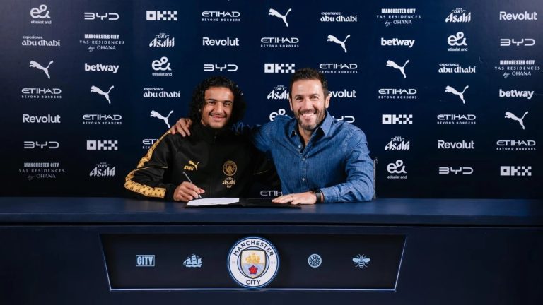 Transfert: Manchester City annonce l&rsquo;arrivée d&rsquo;Ayyoub Bouaddi