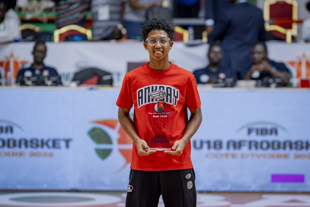 Madagascar remporte le trophée de l'équipe fair play de l'Afrobasket U18