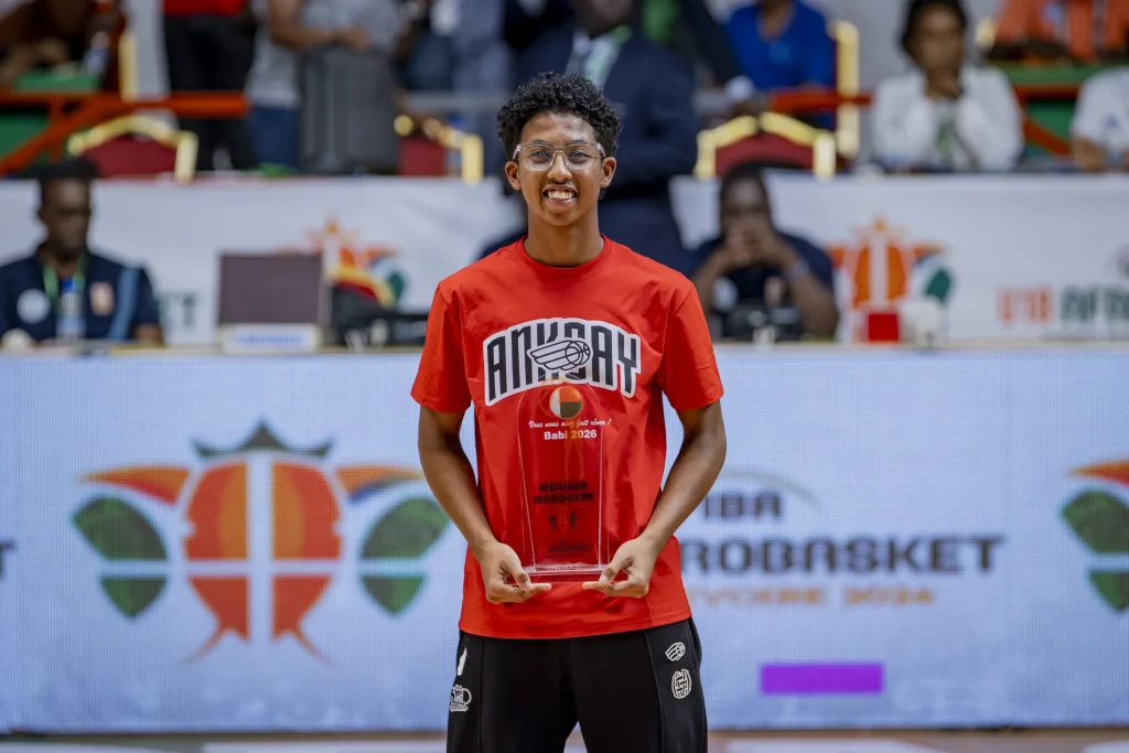 Harinosy Rasetriavony est le meilleur marqueur de l'Afrobasket U18
