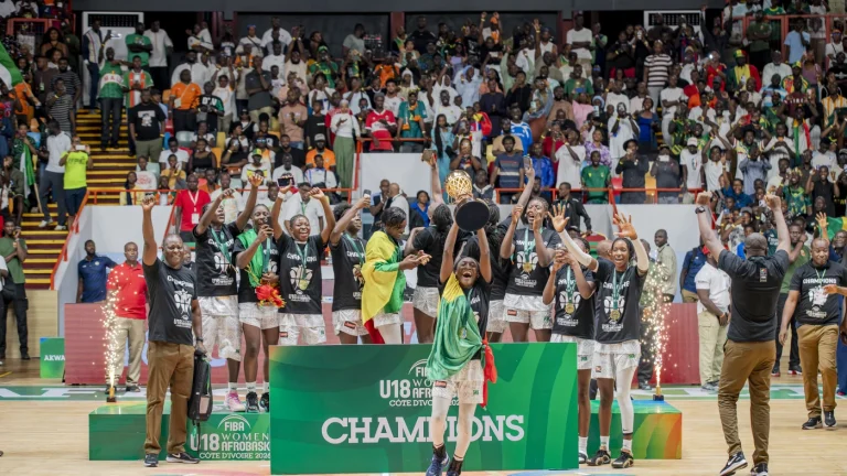 Le Mali domine le classement général des équipes à l'issue de l'Afrobasket féminin U18