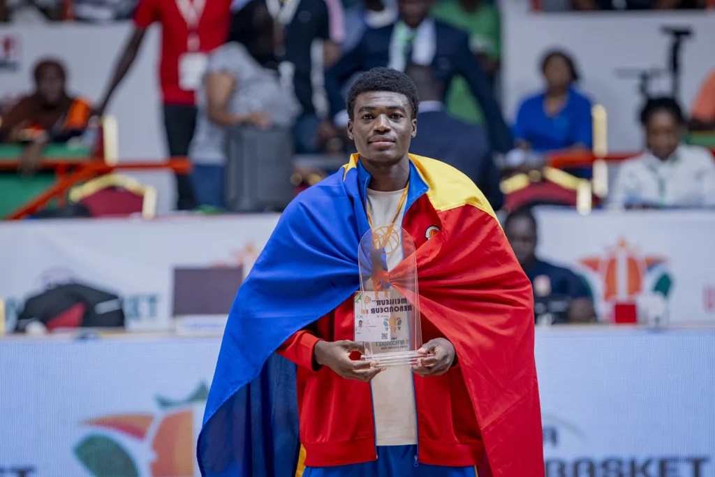Ngaba Yaya est le meilleur rebondeur de l'Afrobasket U18