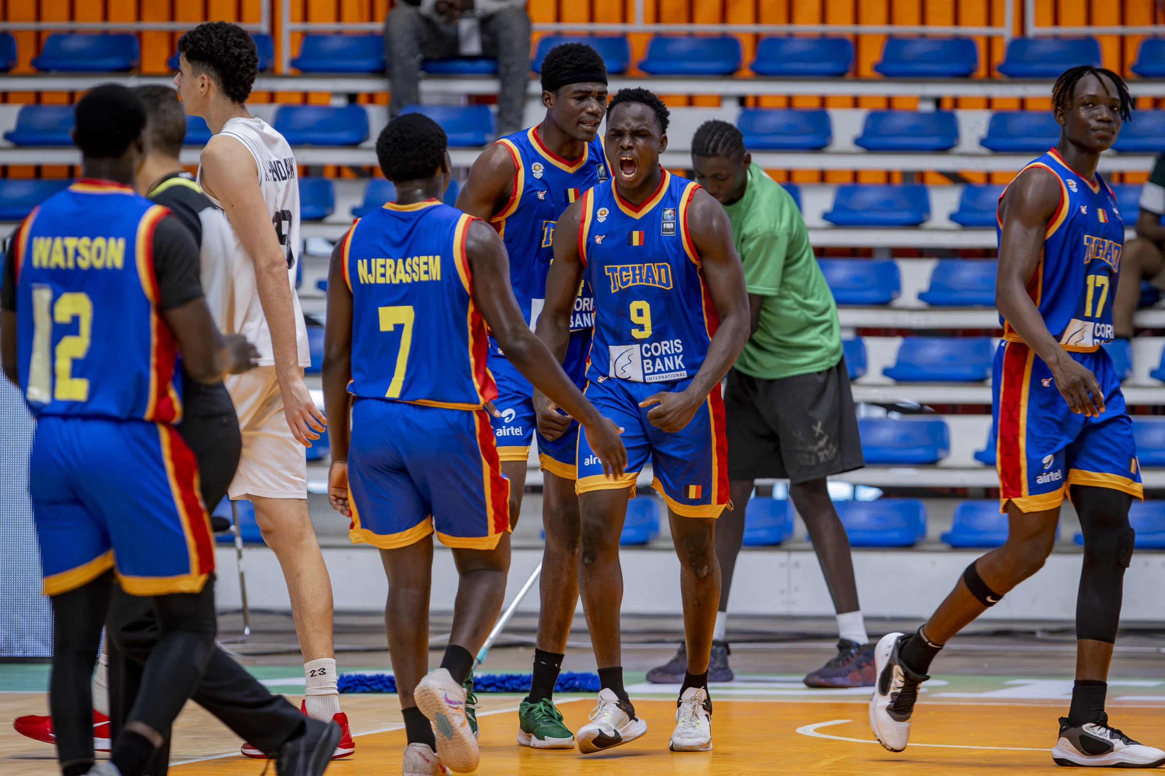 Le Tchad a battu l'Egypte pour se qualifier en quarts de finale de l'Afrobasket U18