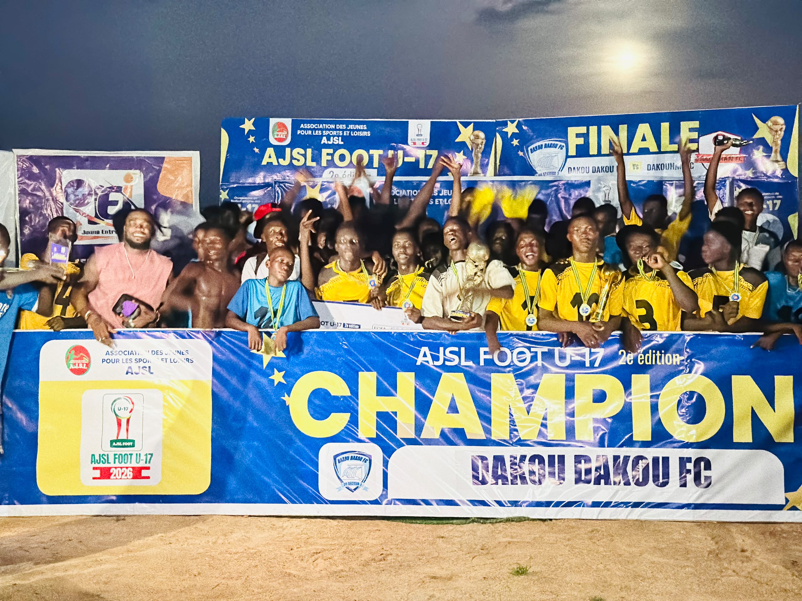 AJSL Foot U17 : Dakou-Dakou FC remporte la finale aux tirs au but