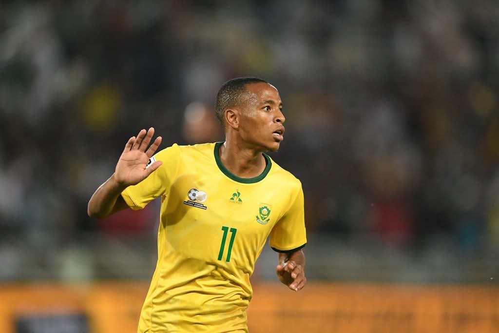 L'Afrique du sud mène devant l'Erythrée, à la mi-temps, dans les éliminatoires de la CAN 2027 grâce à Rebohile Mofokeng
