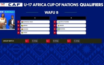 CAN U17 : le Burkina Faso dans le groupe A, tout le tirage des qualifications UFOA-B