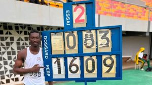 Athlétisme : Alan Sawadogo, 18 ans et déjà une promesse du triple saut burkinabè